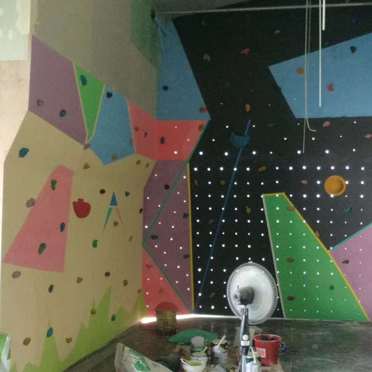 室內(nèi)微晶玻璃鋼攀巖