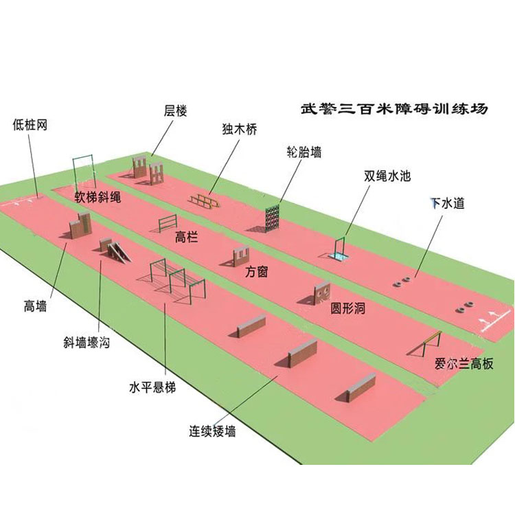 武警三百米障礙