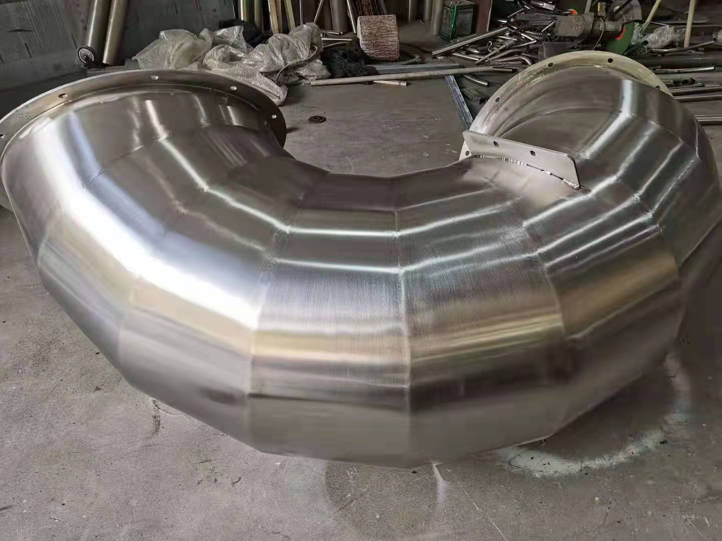 不銹鋼滑梯加工圖